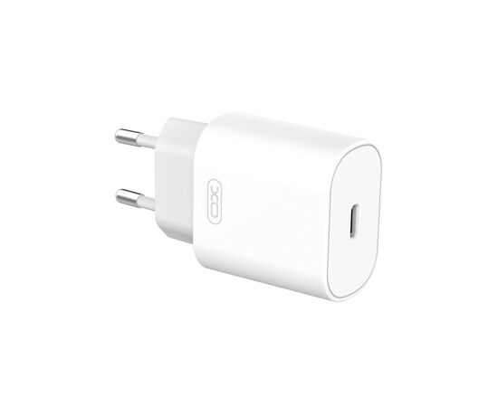 Зарядний пристрій XO L91EU 1хType-C PD25W White (L91-WH)