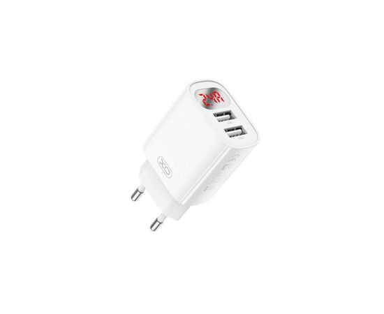 Зарядное устройство XO L95 (2USB/2.4A) + USB - Lightning White (XO-L95-L), изображение 3 Зарядное устройство XO L95 (2USB/2.4A) + USB - Lightning White (XO-L95-L), изображение 3