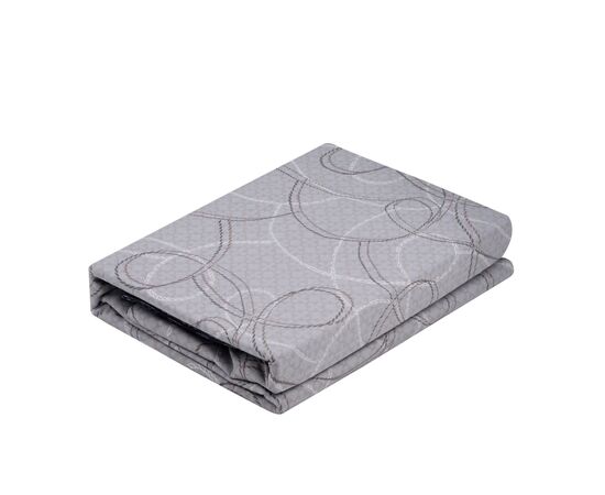 Постельное белье Ardesto Gloria сатин геометрия, серо-синий полуторный евро 160х220 (ART1622PB), изображение 3 Постельное белье Ardesto Gloria сатин геометрия, серо-синий полуторный евро 160х220 (ART1622PB), изображение 3