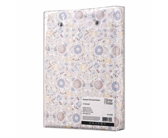 Постельное белье Ardesto Gloria сатин полевые цветы, бежевый полуторный евро 160х220 (ART1622WB), изображение 4 Постельное белье Ardesto Gloria сатин полевые цветы, бежевый полуторный евро 160х220 (ART1622WB), изображение 4