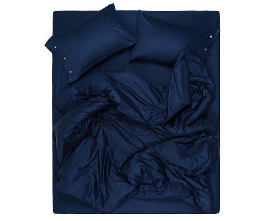 Постельное белье Ardesto Gloria сатин синий полуторный евро 160х220 (ART1622SN), изображение 4 Постельное белье Ardesto Gloria сатин синий полуторный евро 160х220 (ART1622SN), изображение 4