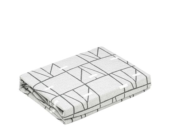 Постельное белье Ardesto Gloria сатин веселые геометрия, серый евро 200х220 (ART2022PG), изображение 3 Постельное белье Ardesto Gloria сатин веселые геометрия, серый евро 200х220 (ART2022PG), изображение 3