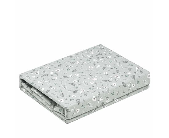 Постельное белье Ardesto Gloria сатин мелкие цветы, серый евро 200х220 (ART2022SS), изображение 3 Постельное белье Ardesto Gloria сатин мелкие цветы, серый евро 200х220 (ART2022SS), изображение 3