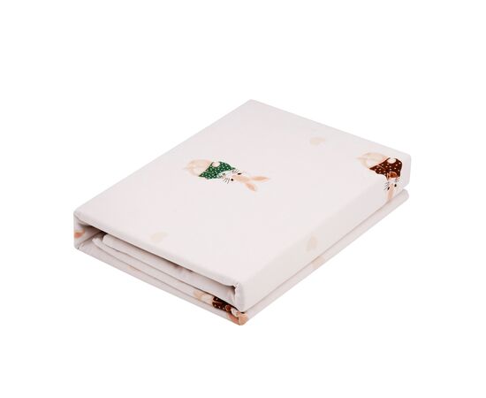 Постельное белье Ardesto Gloria сатин кролики, бежевый евро 200х220 (ART2022BR), изображение 3 Постельное белье Ardesto Gloria сатин кролики, бежевый евро 200х220 (ART2022BR), изображение 3