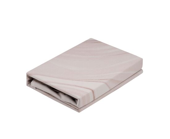 Постельное белье Ardesto Gloria сатин мрамор, бежевый евро 200х220 (ART2022BM), изображение 3