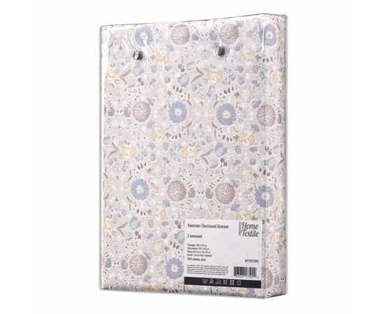 Постельное белье Ardesto Gloria сатин полевые цветы, бежевый евро 200х220 (ART2022WB), изображение 4 Постельное белье Ardesto Gloria сатин полевые цветы, бежевый евро 200х220 (ART2022WB), изображение 4