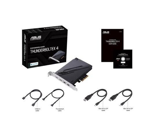Плата расширения ASUS ThunderboltEX 4 USB Type-C PCIe 3.0 X4 Expansion Card (90MC09P0-M0EAY0), изображение 7 Плата расширения ASUS ThunderboltEX 4 USB Type-C PCIe 3.0 X4 Expansion Card (90MC09P0-M0EAY0), изображение 7