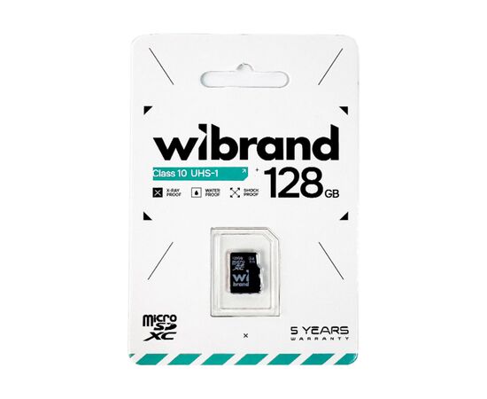 Карта памяти Wibrand 128GB microSD class 10 (WICDHU1/128GB), изображение 2 Карта памяти Wibrand 128GB microSD class 10 (WICDHU1/128GB), изображение 2