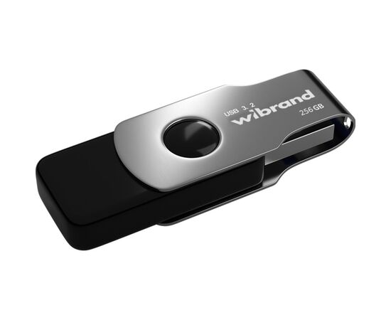 USB флеш накопичувач Wibrand 256GB Lizard Black USB 3.2 (WI3.2/LI256P9B)