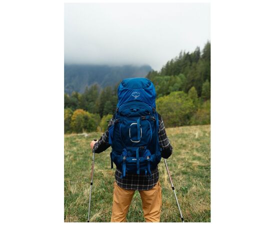 Рюкзак туристичний Osprey Aether 65 deep water blue - L/XL - синій (009.2403), зображення 4 Рюкзак туристичний Osprey Aether 65 deep water blue - L/XL - синій (009.2403), зображення 4