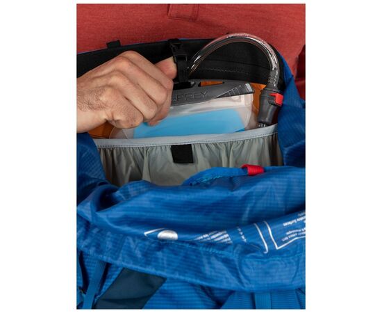 Рюкзак туристичний Osprey Exos 58 blue ribbon - S/M - синій (009.2811), зображення 7 Рюкзак туристичний Osprey Exos 58 blue ribbon - S/M - синій (009.2811), зображення 7
