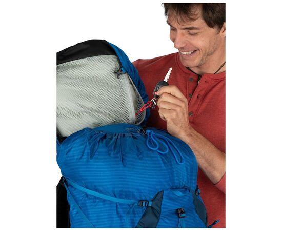 Рюкзак туристичний Osprey Exos 58 blue ribbon - S/M - синій (009.2811), зображення 9 Рюкзак туристичний Osprey Exos 58 blue ribbon - S/M - синій (009.2811), зображення 9