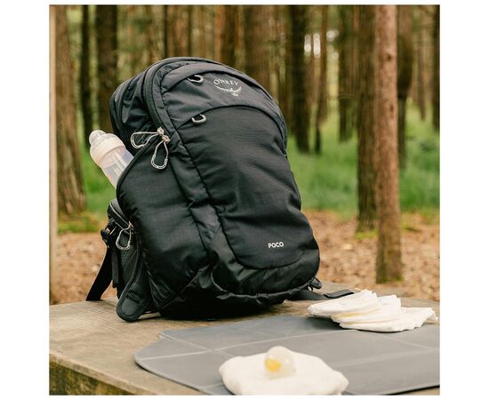 Рюкзак туристический Osprey Poco Changing Pack black - O/S - чорний (009.3764), изображение 11 Рюкзак туристический Osprey Poco Changing Pack black - O/S - чорний (009.3764), изображение 11