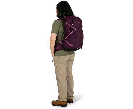 Рюкзак туристичний Osprey Sportlite 25 aubergine purple - M/L - фіолетовий (009.3035), зображення 10 Рюкзак туристичний Osprey Sportlite 25 aubergine purple - M/L - фіолетовий (009.3035), зображення 10