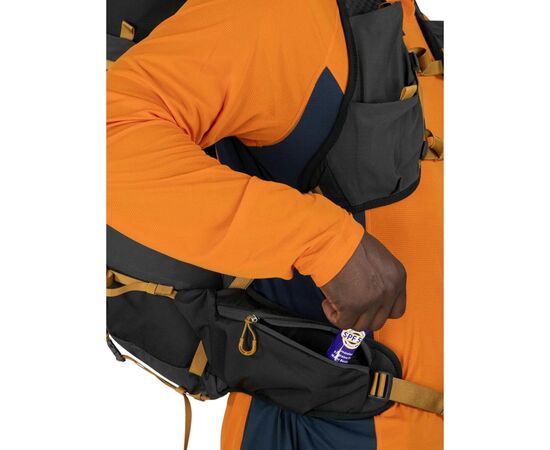 Рюкзак туристический Osprey Talon Velocity 30 dark charcoal/tumbleweed yellow - L/XL - чорний (009.3542), изображение 12 Рюкзак туристический Osprey Talon Velocity 30 dark charcoal/tumbleweed yellow - L/XL - чорний (009.3542), изображение 12
