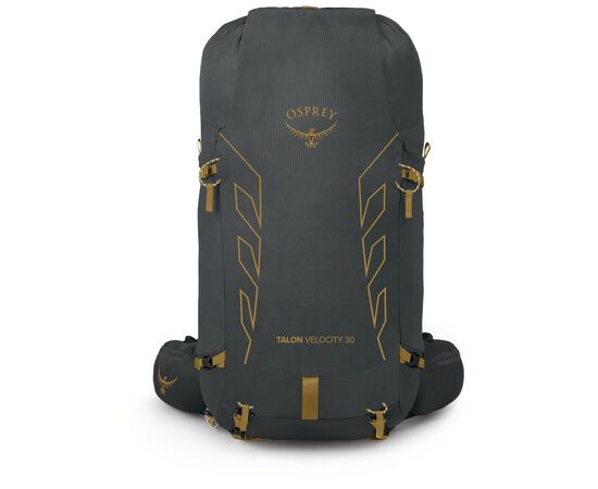 Рюкзак туристический Osprey Talon Velocity 30 dark charcoal/tumbleweed yellow - L/XL - чорний (009.3542), изображение 4 Рюкзак туристический Osprey Talon Velocity 30 dark charcoal/tumbleweed yellow - L/XL - чорний (009.3542), изображение 4