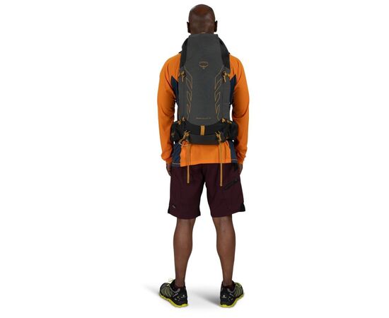 Рюкзак туристический Osprey Talon Velocity 30 dark charcoal/tumbleweed yellow - L/XL - чорний (009.3542), изображение 5 Рюкзак туристический Osprey Talon Velocity 30 dark charcoal/tumbleweed yellow - L/XL - чорний (009.3542), изображение 5