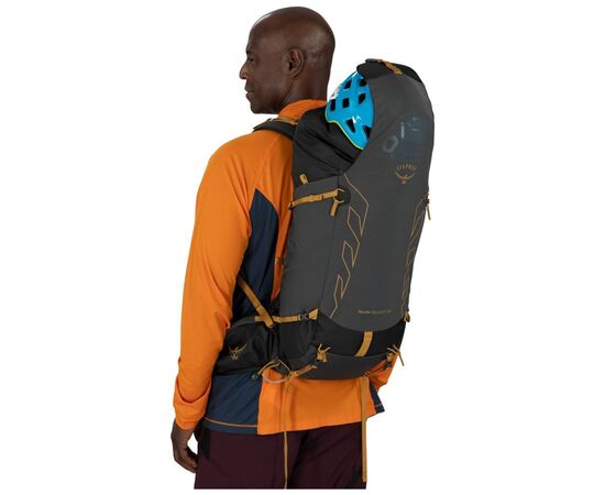 Рюкзак туристический Osprey Talon Velocity 30 dark charcoal/tumbleweed yellow - L/XL - чорний (009.3542), изображение 6 Рюкзак туристический Osprey Talon Velocity 30 dark charcoal/tumbleweed yellow - L/XL - чорний (009.3542), изображение 6
