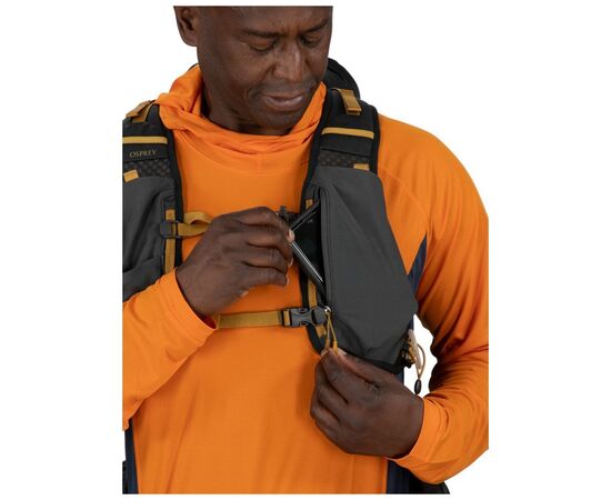 Рюкзак туристический Osprey Talon Velocity 30 dark charcoal/tumbleweed yellow - L/XL - чорний (009.3542), изображение 7 Рюкзак туристический Osprey Talon Velocity 30 dark charcoal/tumbleweed yellow - L/XL - чорний (009.3542), изображение 7