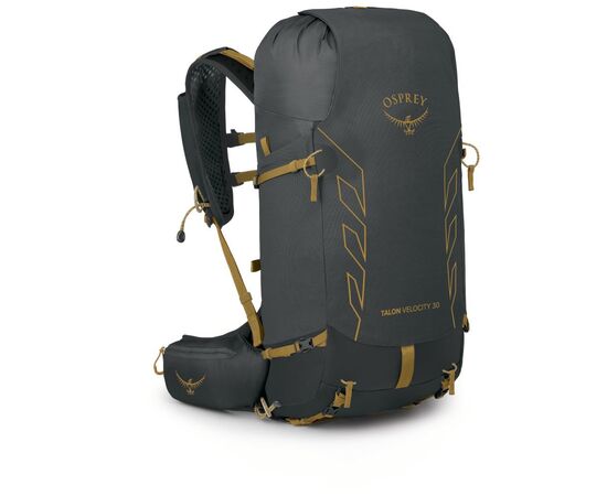 Рюкзак туристичний Osprey Talon Velocity 30 dark charcoal/tumbleweed yellow - L/XL - чорний (009.3542)