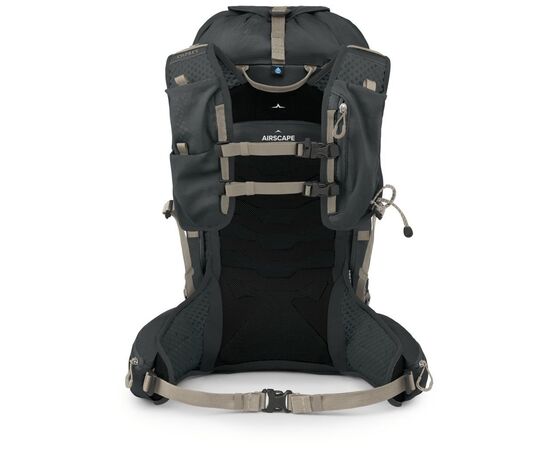 Рюкзак туристический Osprey Tempest Velocity 30 dark charcoal/chiru tan - WM/L - чорний (009.3549), изображение 3 Рюкзак туристический Osprey Tempest Velocity 30 dark charcoal/chiru tan - WM/L - чорний (009.3549), изображение 3