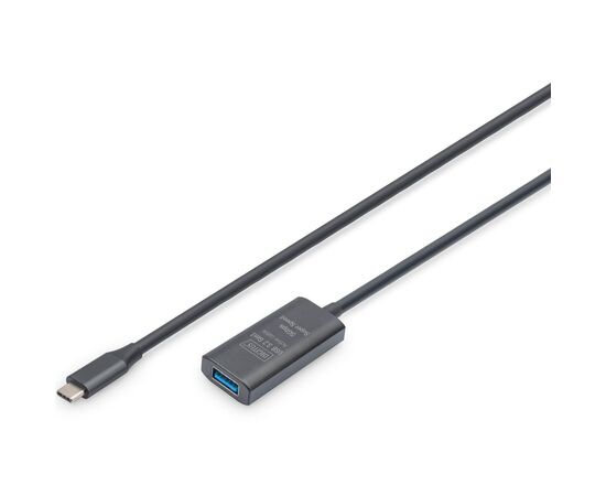Дата кабель USB-С Male to USB-A Female 5.0m USB3.2 Gen1 Active 5G Digitus (DA-73110)