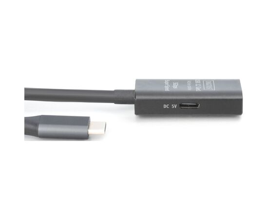 Дата кабель USB-С M/F 10.0m USB3.2 Gen1 Active 5G Digitus (DA-73109), изображение 3 Дата кабель USB-С M/F 10.0m USB3.2 Gen1 Active 5G Digitus (DA-73109), изображение 3