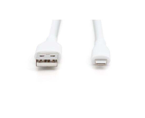 Дата кабель USB 2.0 AM to Lightning 2.0m 12W white Digitus (AK-600108-020-W), изображение 4 Дата кабель USB 2.0 AM to Lightning 2.0m 12W white Digitus (AK-600108-020-W), изображение 4