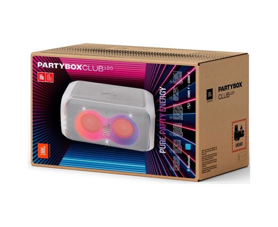 Акустическая система JBL PartyBox Club 120 White (JBLPBCLUB120SWEP), изображение 11