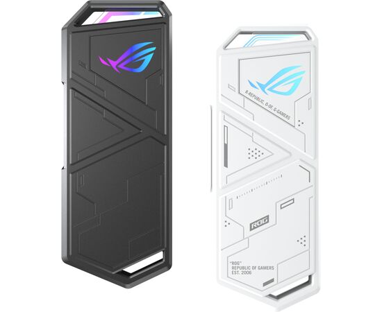 Карман внешний ASUS SSD ROG STRIX ARION ESD-S1C/WHT/G/AS PCIe NVMe M.2 2230/2242/2260/2280 USB-C 3.2 Gen 2x1 (90DD02H1-B09000), изображение 9 Карман внешний ASUS SSD ROG STRIX ARION ESD-S1C/WHT/G/AS PCIe NVMe M.2 2230/2242/2260/2280 USB-C 3.2 Gen 2x1 (90DD02H1-B09000), изображение 9