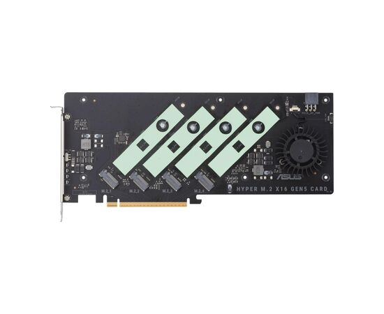 Плата расширения ASUS Hyper M.2 X16 PCIe 5.0 Expansion Card GEN 5 (90MC0CY0-M0EAY0), изображение 4 Плата расширения ASUS Hyper M.2 X16 PCIe 5.0 Expansion Card GEN 5 (90MC0CY0-M0EAY0), изображение 4
