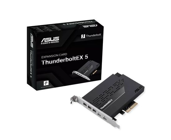Плата расширения ASUS ThunderboltEX 5 USB Type-C PCIe 4.0 X4 Expansion Card (90MC0E50-M0EAY0), изображение 10 Плата расширения ASUS ThunderboltEX 5 USB Type-C PCIe 4.0 X4 Expansion Card (90MC0E50-M0EAY0), изображение 10
