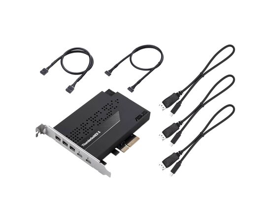 Плата расширения ASUS ThunderboltEX 5 USB Type-C PCIe 4.0 X4 Expansion Card (90MC0E50-M0EAY0), изображение 3 Плата расширения ASUS ThunderboltEX 5 USB Type-C PCIe 4.0 X4 Expansion Card (90MC0E50-M0EAY0), изображение 3