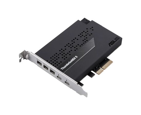 Плата расширения ASUS ThunderboltEX 5 USB Type-C PCIe 4.0 X4 Expansion Card (90MC0E50-M0EAY0), изображение 4 Плата расширения ASUS ThunderboltEX 5 USB Type-C PCIe 4.0 X4 Expansion Card (90MC0E50-M0EAY0), изображение 4