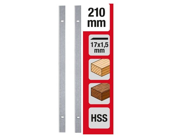 Лезо Einhell для рейсмусу TC-SP 204, 2шт, 204мм (568602), зображення 3 Лезо Einhell для рейсмусу TC-SP 204, 2шт, 204мм (568602), зображення 3