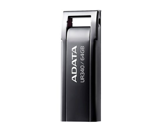 USB флеш накопитель ADATA 64GB UR340 Black USB 3.2 (AROY-UR340-64GBK), изображение 4 USB флеш накопитель ADATA 64GB UR340 Black USB 3.2 (AROY-UR340-64GBK), изображение 4