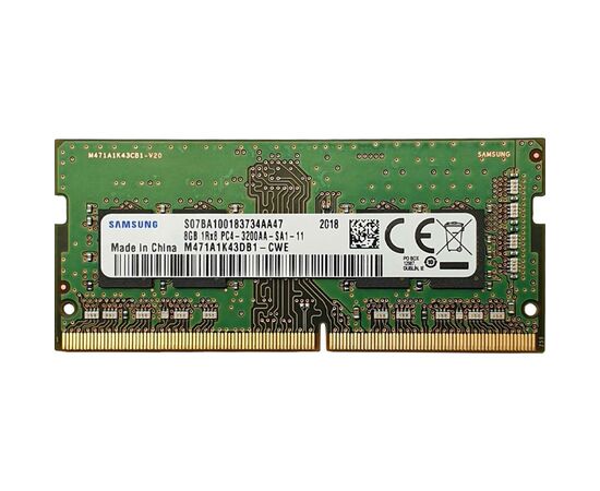 Модуль памяти для ноутбука SoDIMM DDR4 8GB 3200 MHz Samsung (M471A1K43DB1-CWE)