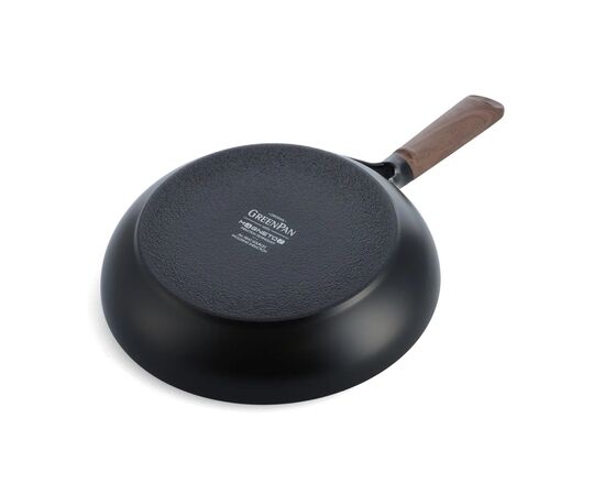 Сковорода GreenPan Eco Smartshape Вок 28 см 3,6 л темне дерево (CC006443-001), изображение 2 Сковорода GreenPan Eco Smartshape Вок 28 см 3,6 л темне дерево (CC006443-001), изображение 2