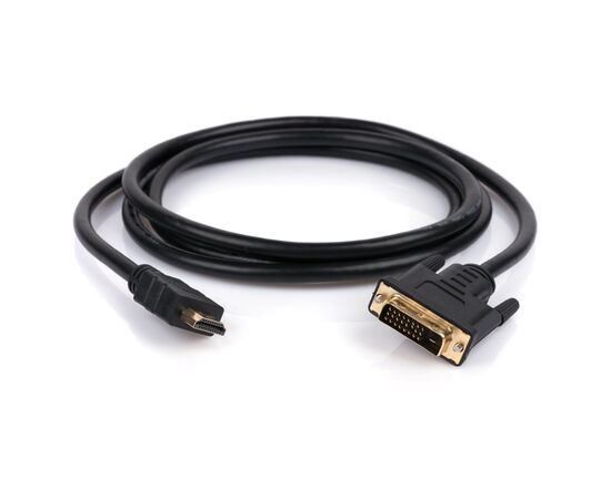Кабель мультимедийный HDMI to DVI 24+1 3.0m Vinga (VCPHDMIDVI3), изображение 2 Кабель мультимедийный HDMI to DVI 24+1 3.0m Vinga (VCPHDMIDVI3), изображение 2