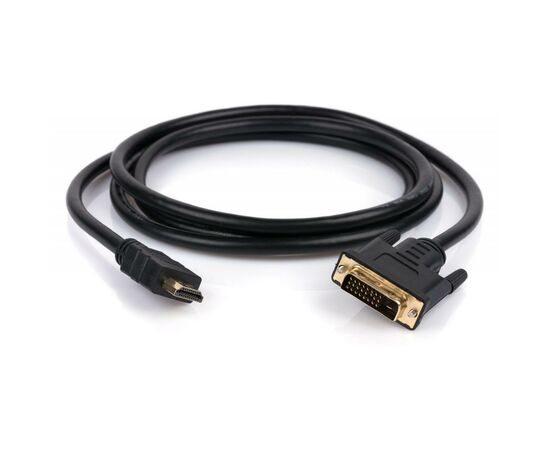 Кабель мультимедийный HDMI to DVI 24+1 5.0m Vinga (VCPHDMIDVI5), изображение 2 Кабель мультимедийный HDMI to DVI 24+1 5.0m Vinga (VCPHDMIDVI5), изображение 2