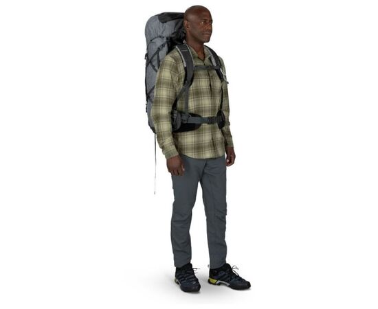 Рюкзак туристический Osprey Aether Pro 75 silver lining - S/M - сірий (009.3800), изображение 5 Рюкзак туристический Osprey Aether Pro 75 silver lining - S/M - сірий (009.3800), изображение 5