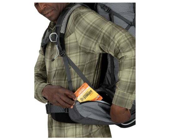 Рюкзак туристический Osprey Aether Pro 75 silver lining - S/M - сірий (009.3800), изображение 9 Рюкзак туристический Osprey Aether Pro 75 silver lining - S/M - сірий (009.3800), изображение 9