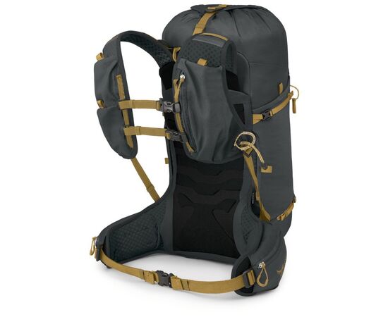 Рюкзак туристический Osprey Talon Velocity 30 dark charcoal/tumbleweed yellow - S/M - чорний (009.3543), изображение 2 Рюкзак туристический Osprey Talon Velocity 30 dark charcoal/tumbleweed yellow - S/M - чорний (009.3543), изображение 2