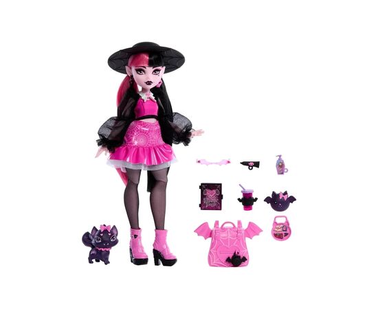 Кукла Monster High Дракулора Монстро-класика – нове покоління (HRP64), изображение 3 Кукла Monster High Дракулора Монстро-класика – нове покоління (HRP64), изображение 3