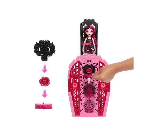 Кукла Monster High Набор-сюрприз Ужас-секреты Дракулоры серии Цвет и тьма (HYT72), изображение 2 Кукла Monster High Набор-сюрприз Ужас-секреты Дракулоры серии Цвет и тьма (HYT72), изображение 2