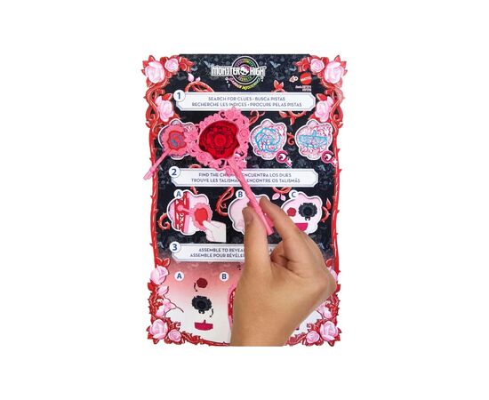 Кукла Monster High Набор-сюрприз Ужас-секреты Дракулоры серии Цвет и тьма (HYT72), изображение 5 Кукла Monster High Набор-сюрприз Ужас-секреты Дракулоры серии Цвет и тьма (HYT72), изображение 5