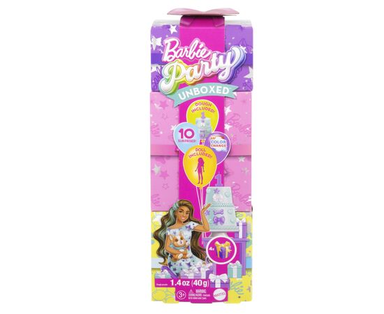 Лялька Barbie Вечірка-сюрприз у бірюзових тонах (JFG72), зображення 4 Лялька Barbie Вечірка-сюрприз у бірюзових тонах (JFG72), зображення 4