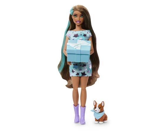 Кукла Barbie Вечеринка-сюрприз в бирюзовых тонах (JFG72)