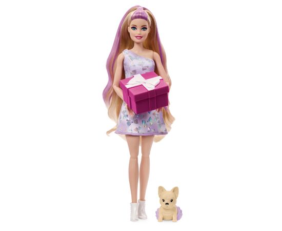 Кукла Barbie Вечеринка-сюрприз в лиловых тонах (JFG70)