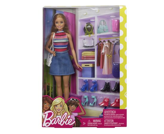 Лялька Barbie Модна колекція взуття (FVJ42), зображення 7 Лялька Barbie Модна колекція взуття (FVJ42), зображення 7